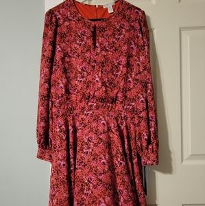 Jewel Neck Keyhole Dress